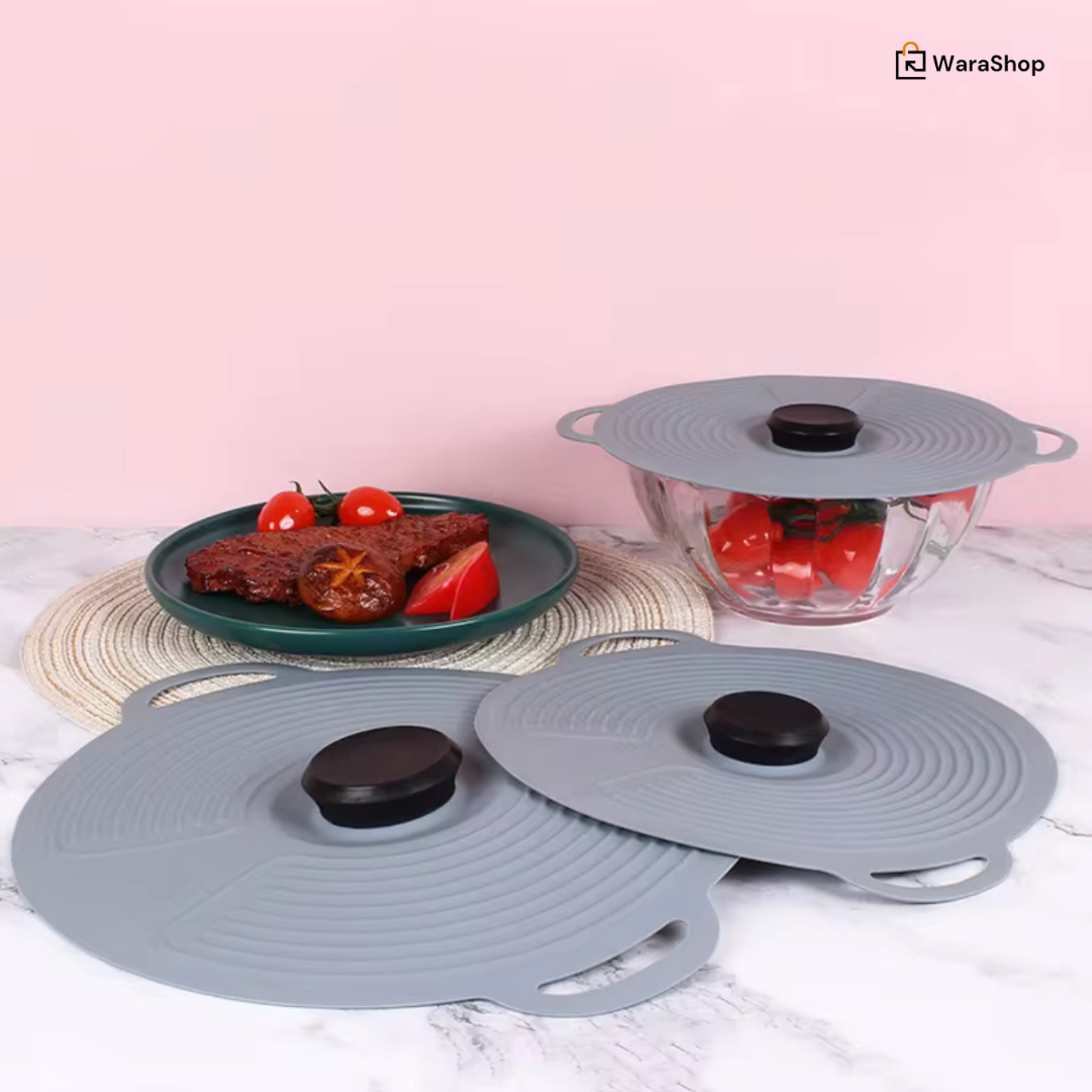 Couvercles Universels en Silicone – Polyvalence & Étanchéité Intelligente