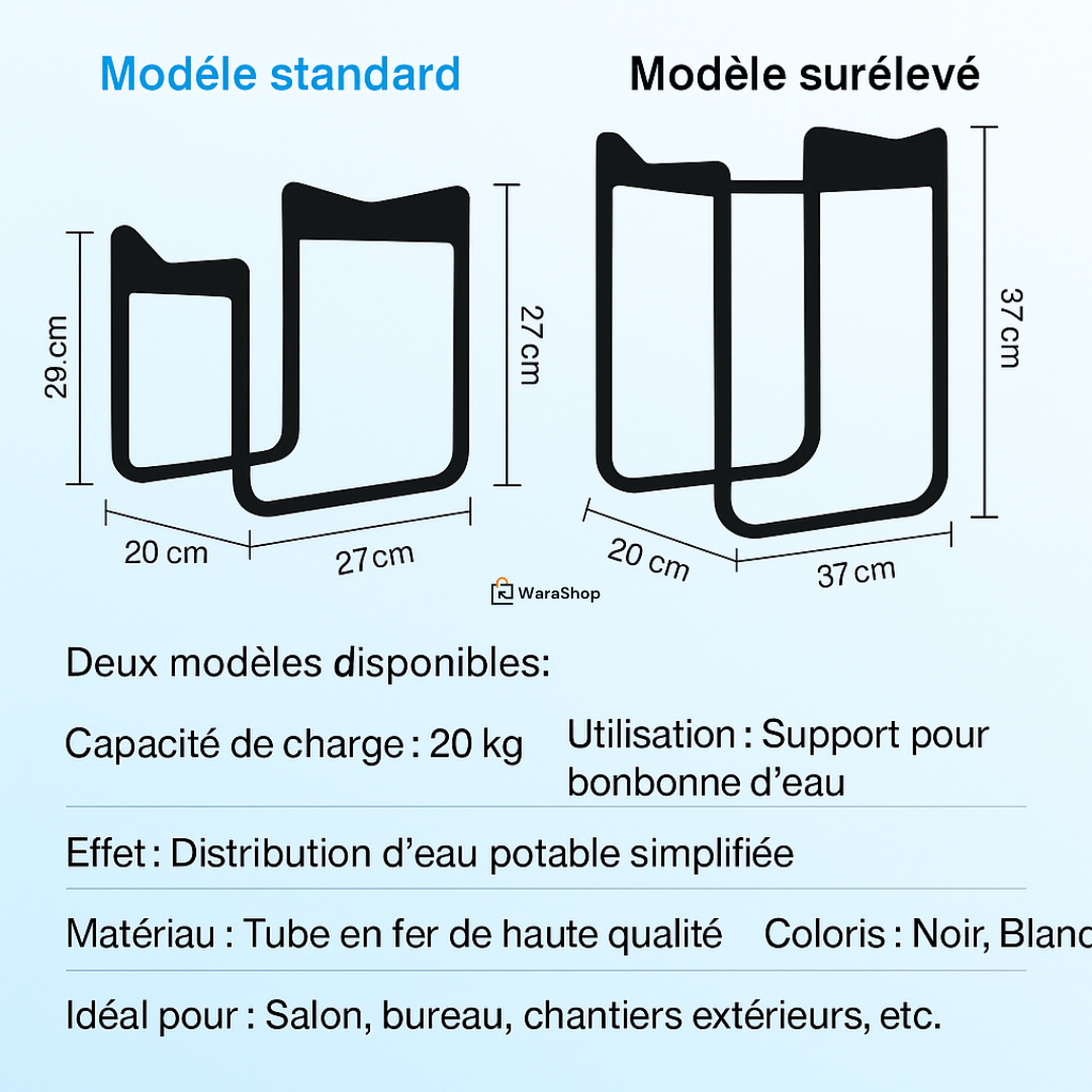 đ§Support pour Bonbonne dâEau (Robinet Offert !) â Stable, Pratique et RĂ©sistant