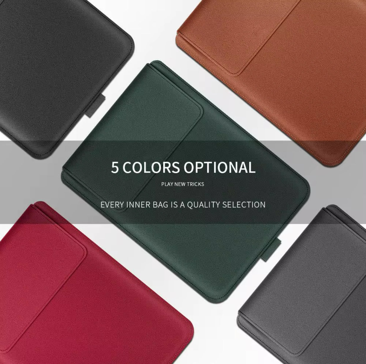 Ătui 2-en-1 pour Ordinateur Portable | Support Ergonomique et Pochette Ultra-Pratique