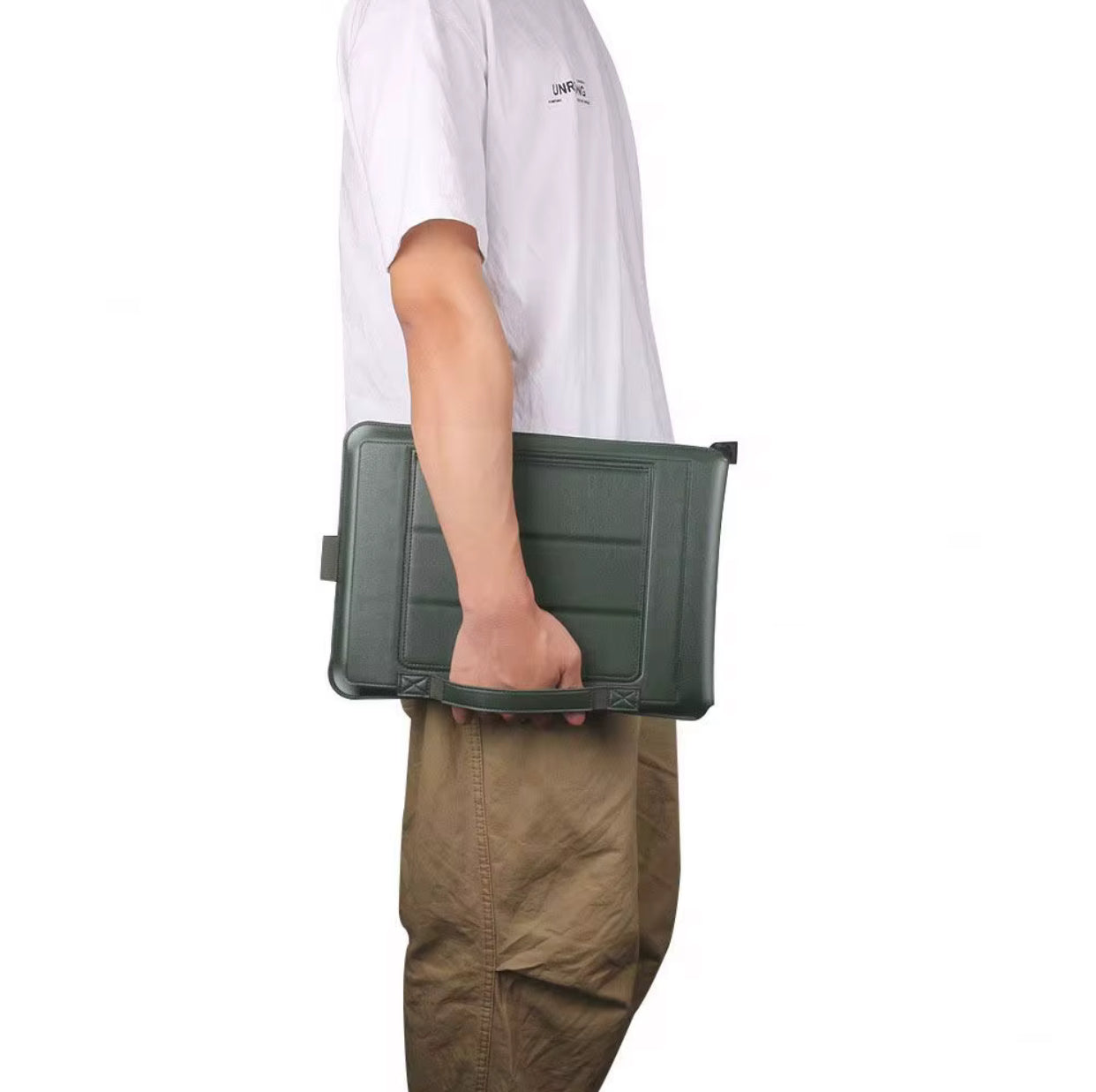 Ătui 2-en-1 pour Ordinateur Portable | Support Ergonomique et Pochette Ultra-Pratique