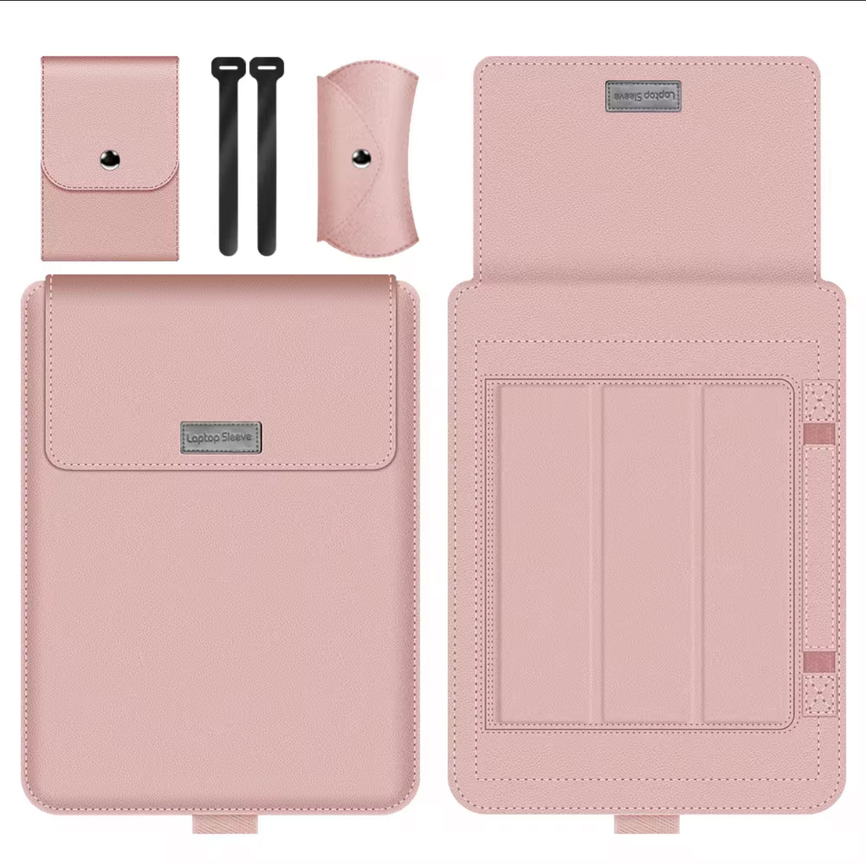 Ătui 2-en-1 pour Ordinateur Portable | Support Ergonomique et Pochette Ultra-Pratique