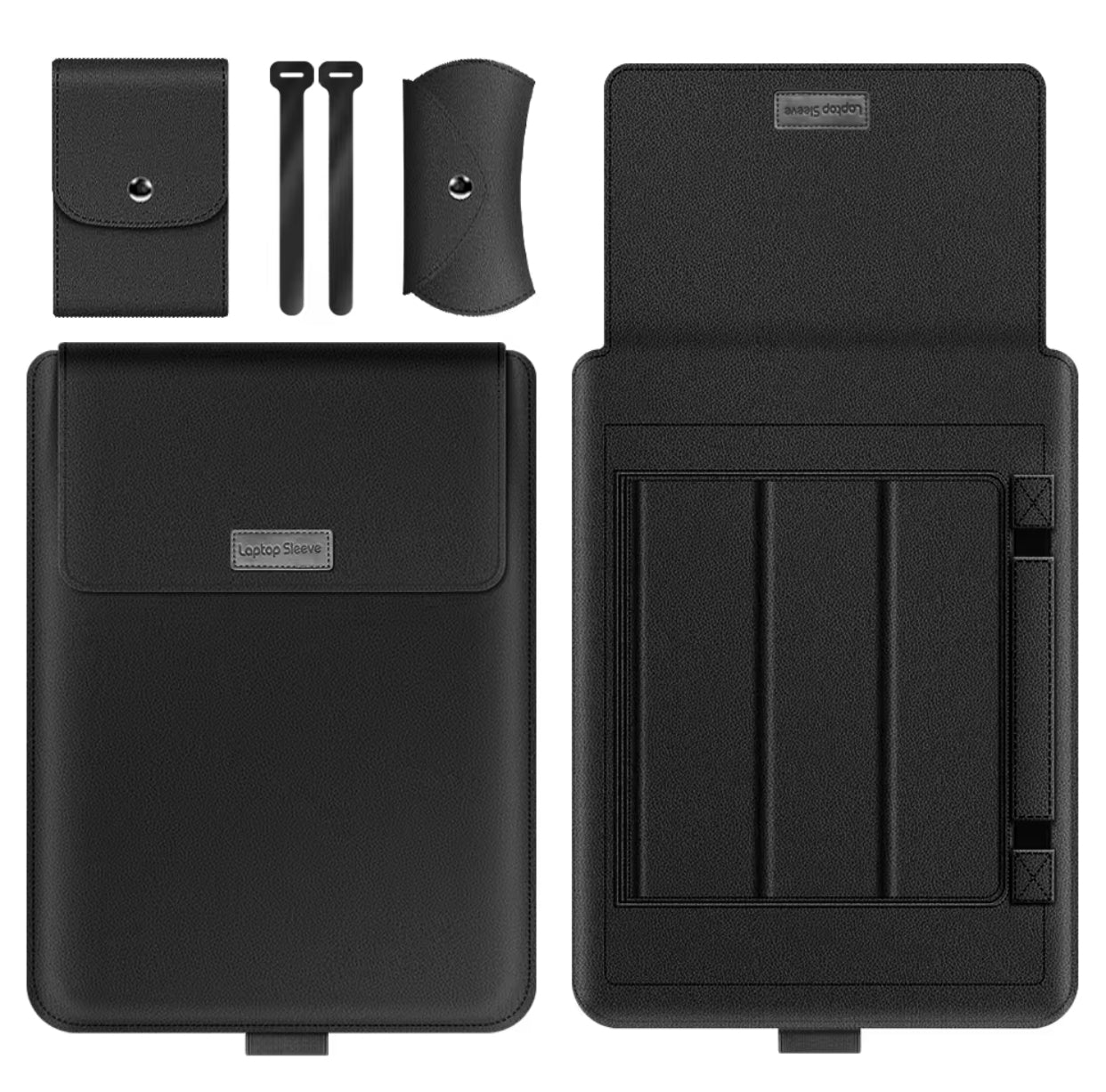 Ătui 2-en-1 pour Ordinateur Portable | Support Ergonomique et Pochette Ultra-Pratique