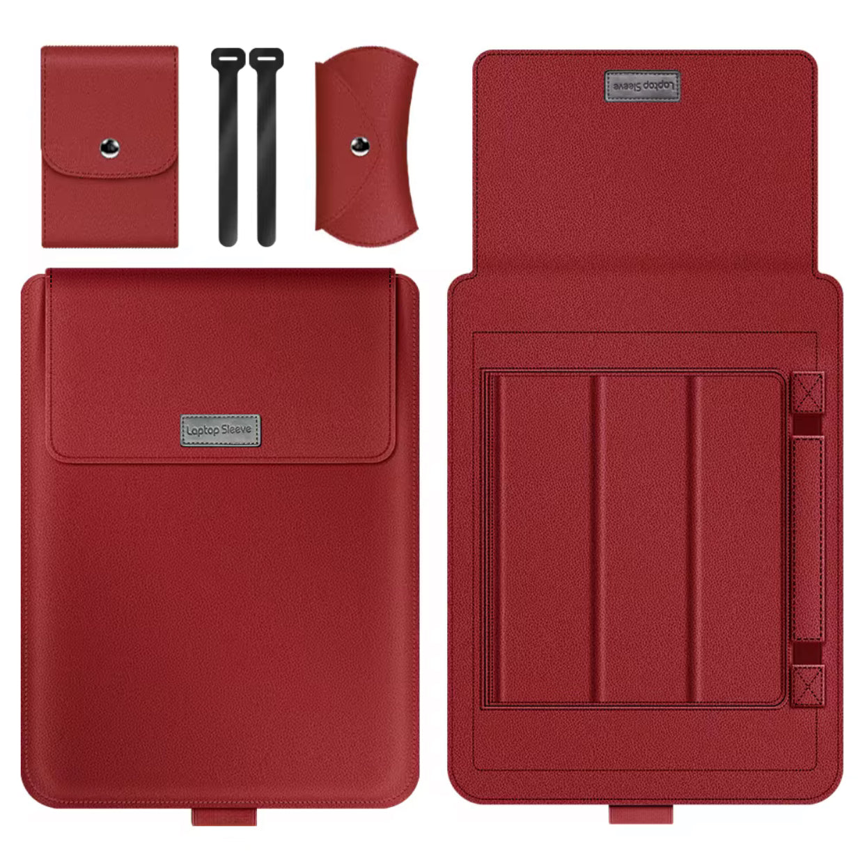 Ătui 2-en-1 pour Ordinateur Portable | Support Ergonomique et Pochette Ultra-Pratique
