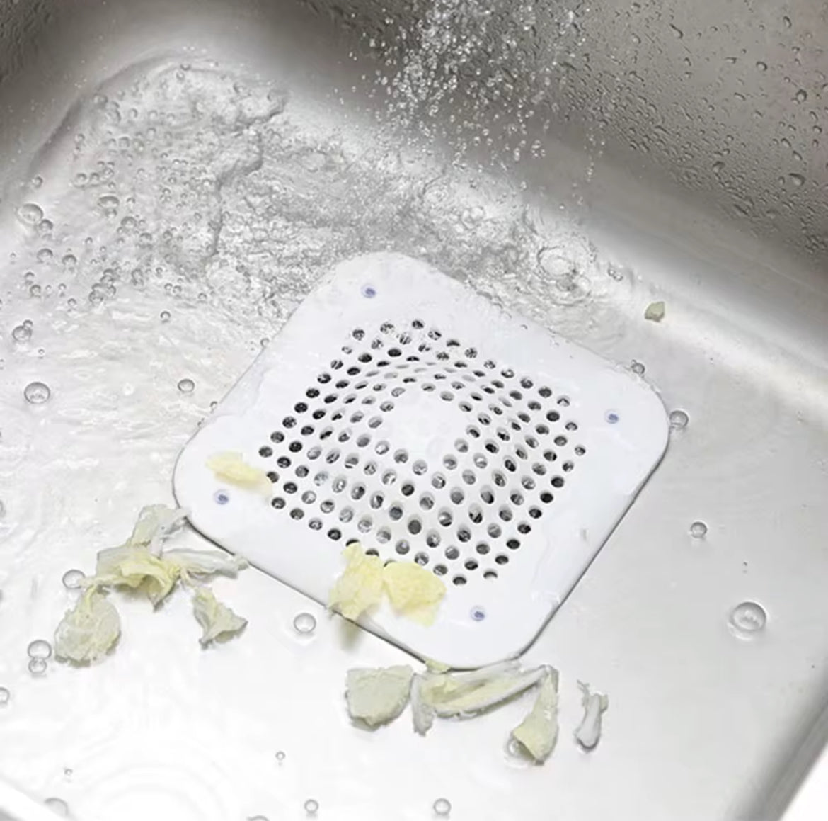 Filtre Anti-Obstruction Réutilisable – Évier, Douche, Lavabo