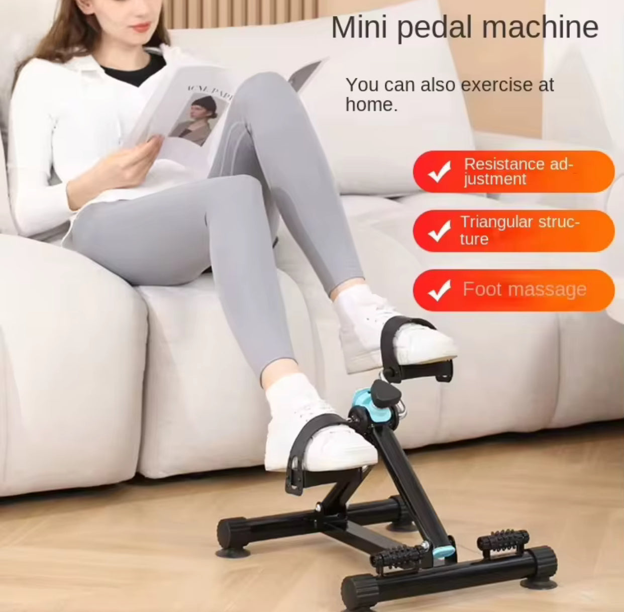 đŽââïž Mini VĂ©lo dâAppartement Pliable â Pour les Pieds & les Mains