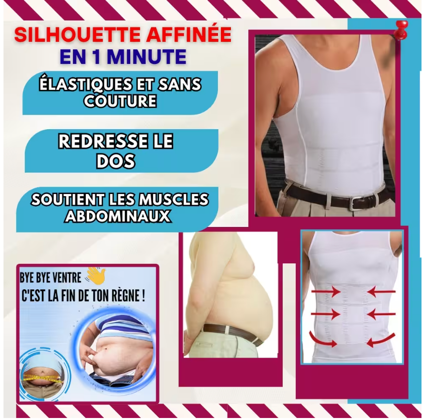 Débardeur Gainant Homme | Effet Sculptant & Amincissant