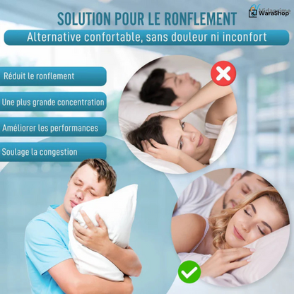 Bandelettes Nasales Anti-Ronflement – Respirez Mieux, Dormez Mieux !