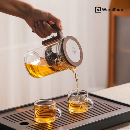 Théière en verre avec infuseur – L'élégance au service de vos infusions et de votre café ! ☕🍃