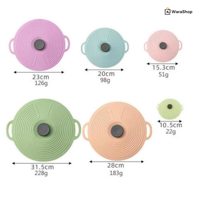 Couvercles Universels en Silicone – Polyvalence & Étanchéité Intelligente