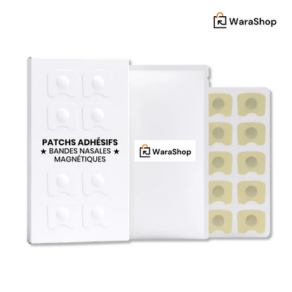 🌟 Patchs Adhésifs Magnétiques pour Bande Nasale 🌟