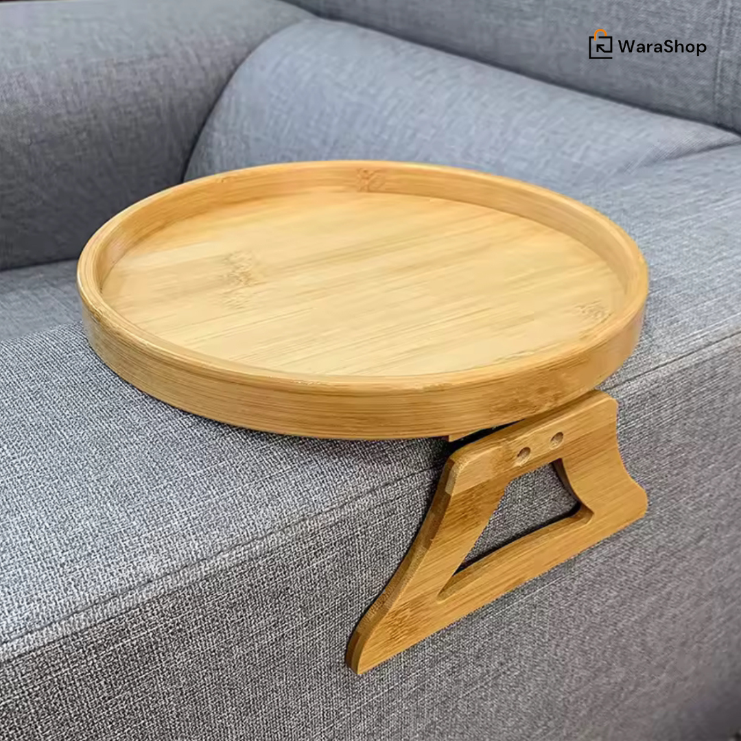 Table à Clipser en bois | Gain de Place, Elegant & Ultra Pratique et Design Naturel