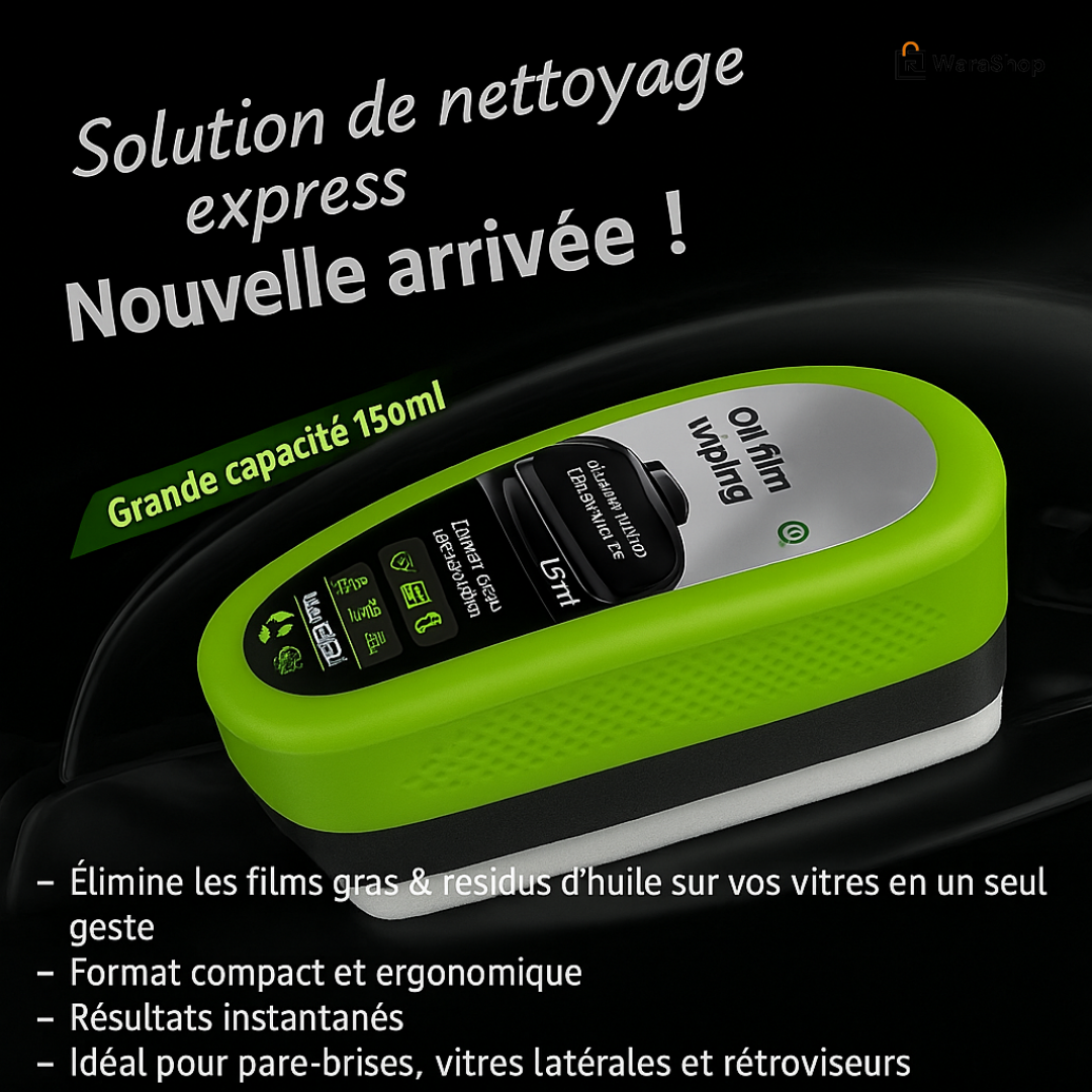 🧼 Éponge de Nettoyage Anti-Film Gras – 150ml