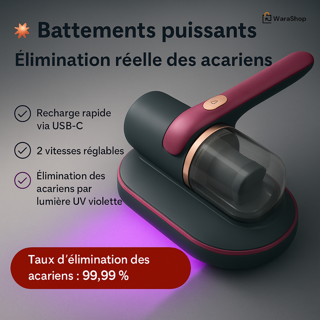Le Nettoyeur Anti-Acariens UV qui Change la Vie