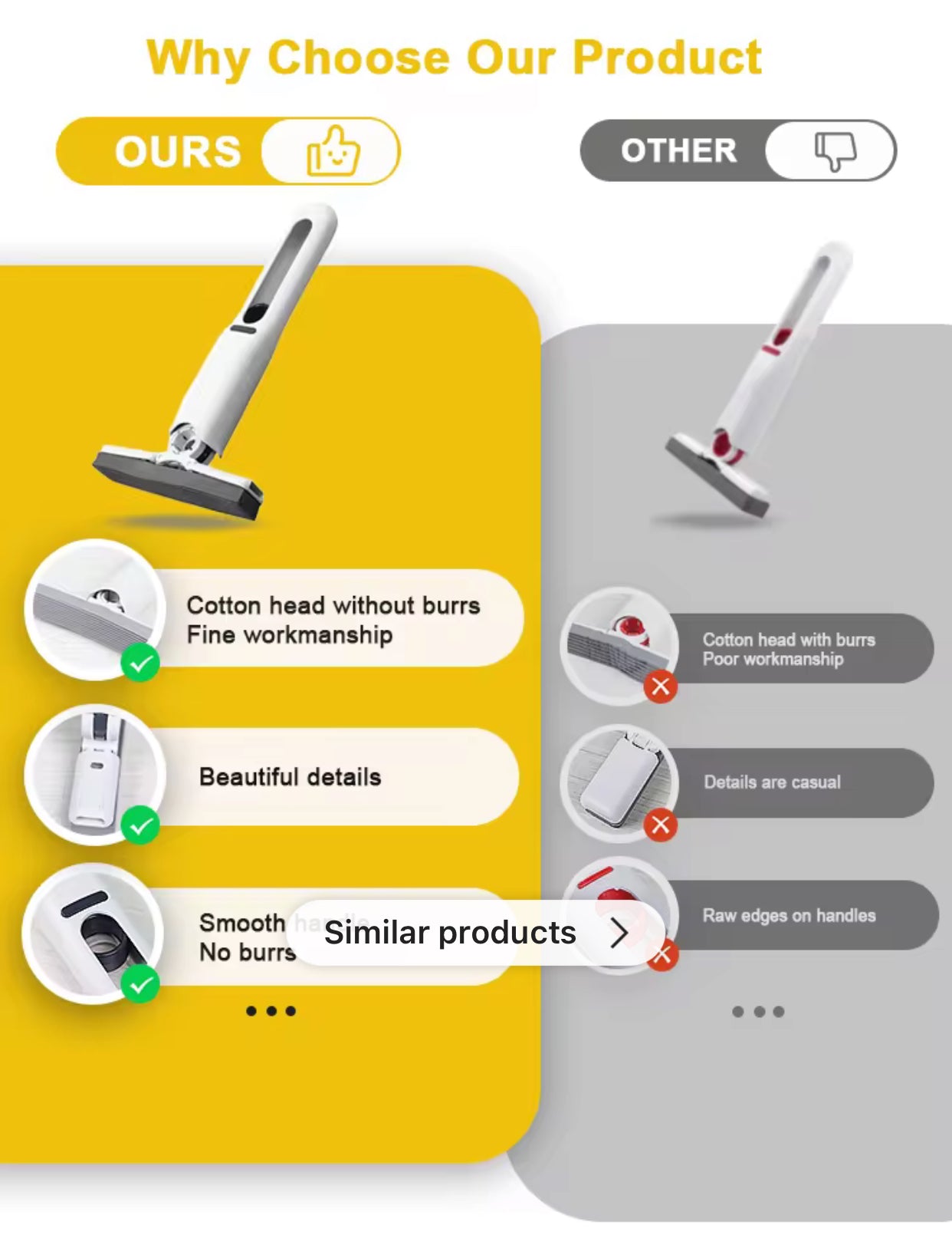 🧽 Nettoyeur Multi-Surfaces Pliable – Efficace, Compact et Réutilisable