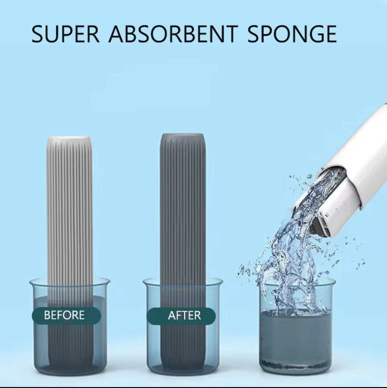 🧽 Nettoyeur Multi-Surfaces Pliable – Efficace, Compact et Réutilisable