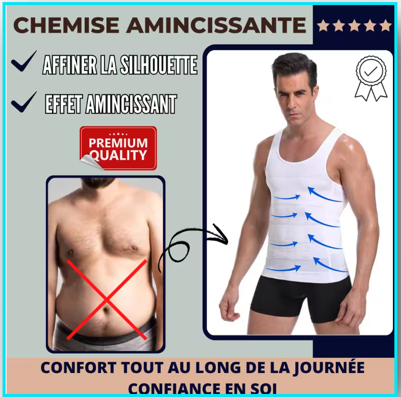 Débardeur Gainant Homme | Effet Sculptant & Amincissant