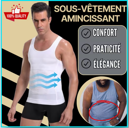 Débardeur Gainant Homme | Effet Sculptant & Amincissant